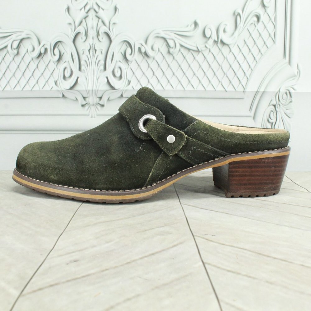 Red Wing Shoes Olive Suede Women's Mules